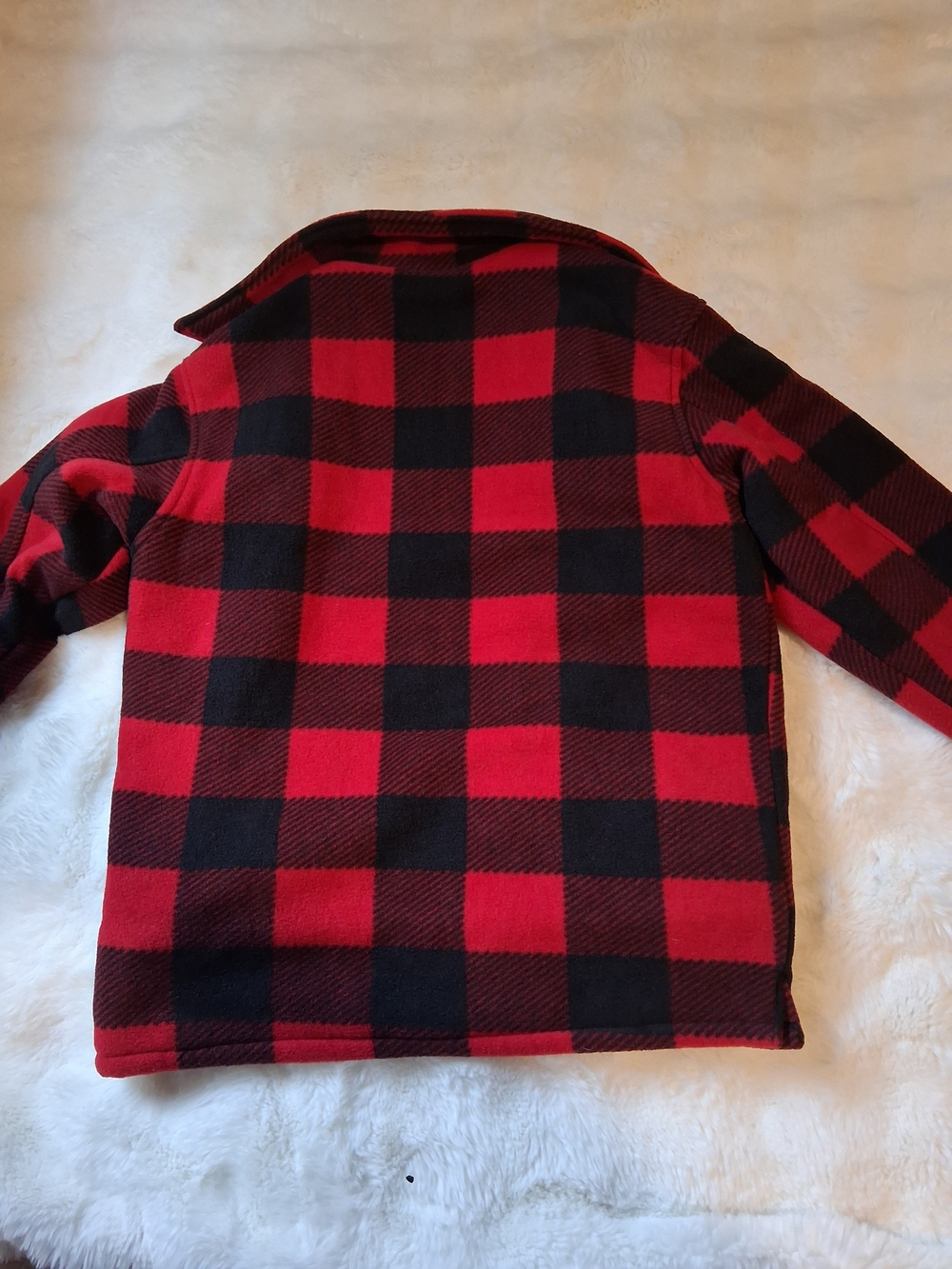 Kids Red & Black Buffalo Plaid Jacket